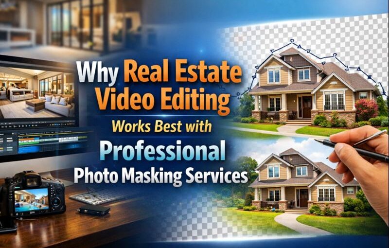 Why Real Estate Video Editing Works Best with Professional Photo Masking Services