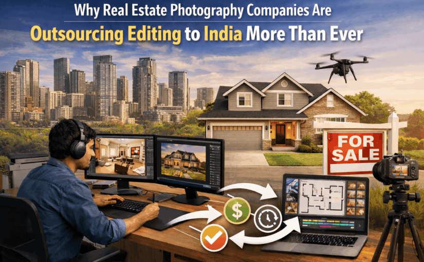 Why Real Estate Photography Companies Are Outsourcing Editing to India More Than Ever