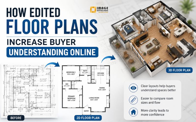 How Edited Floor Plans Increase Buyer Understanding Online