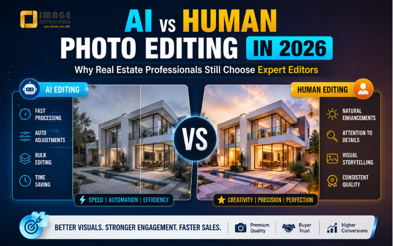 AI vs Human Photo Editing in 2026: Why Real Estate Professionals Still Choose Expert Editors