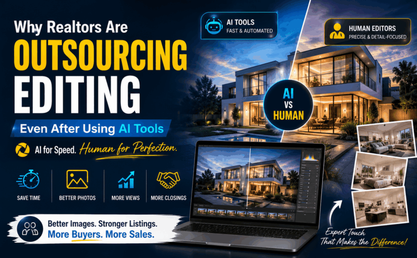 Why Realtors Are Outsourcing Editing Even After Using AI Tools